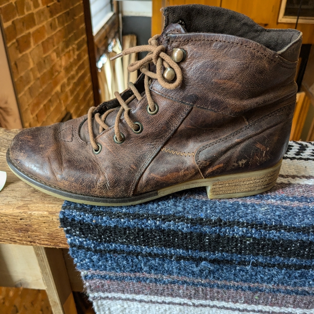 Josef Seibel Leather Booties